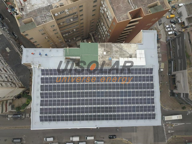 UISOLAR завершил проект по установке треугольника мощностью 121,8 кВт в Гонконге
